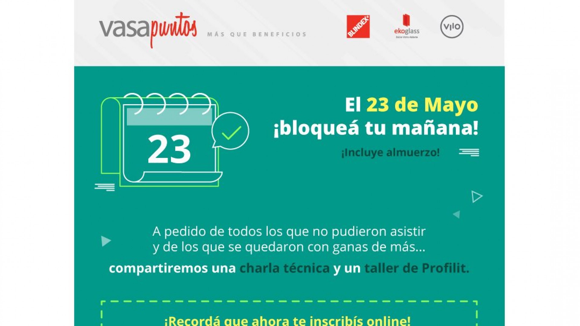 VASApuntos – Invitaciones a Eventos