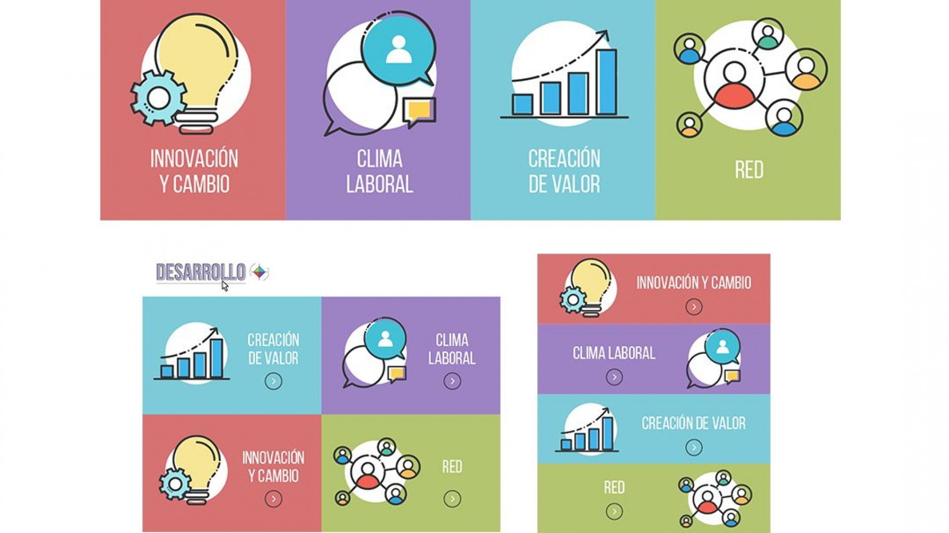 Universidad Arcor – Portadas responsive para curso online