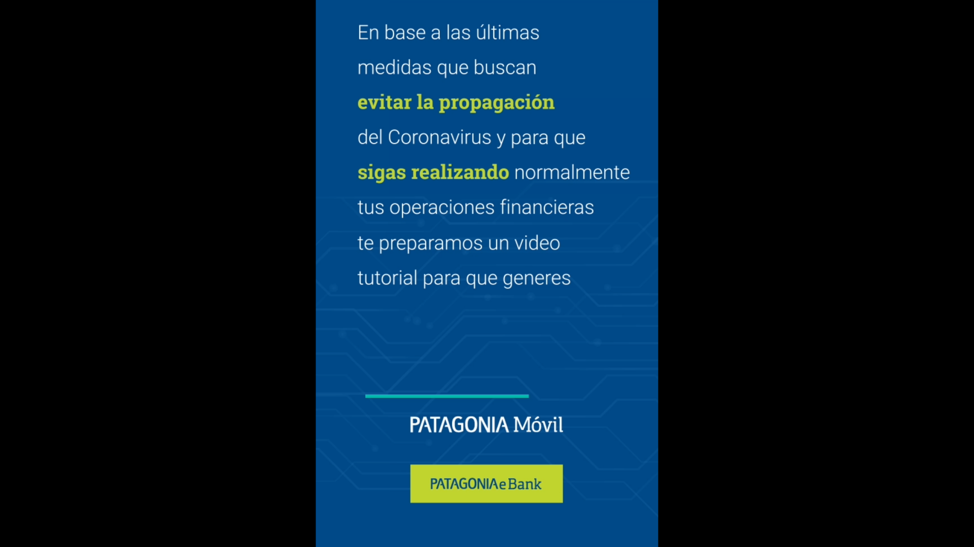 Banco Patagonia – Canales Digitales